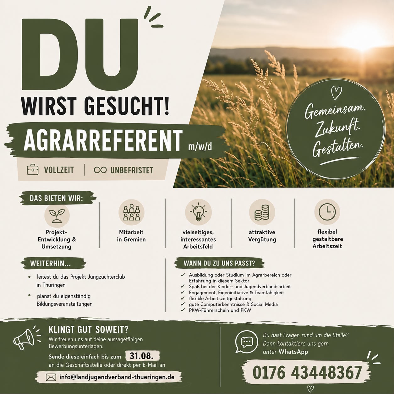 neu_Ausschreibung_Agrarreferent_Landjugend_2026 Stellenausschreibung Agrarreferent (m/w/d), Vollzeit, unbefristet - Mail an Info@landjugendverband-thueringen.de